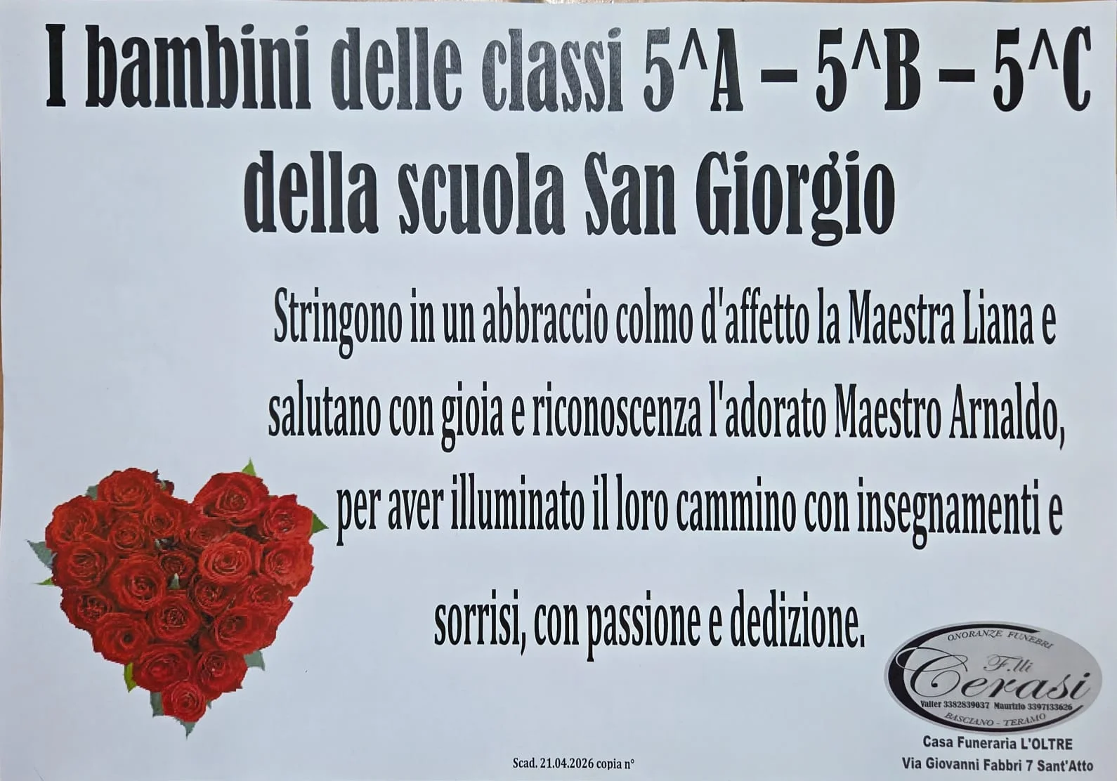 Manifesti di partecipazione — Arnaldo  Di Gregorio  - Immagine 6
