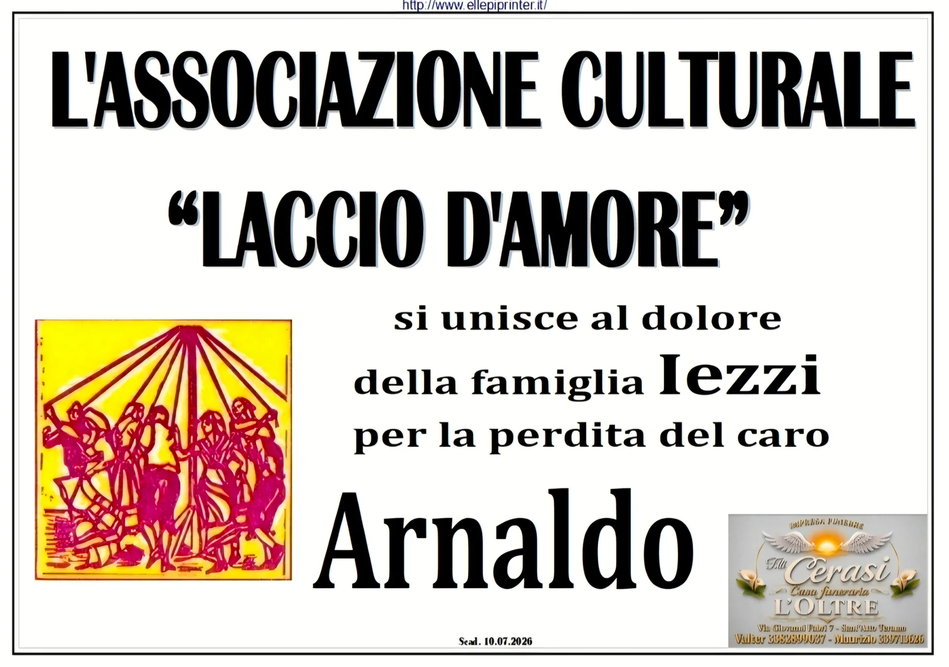 Manifesti di partecipazione — Arnaldo IEZZI - Immagine 3