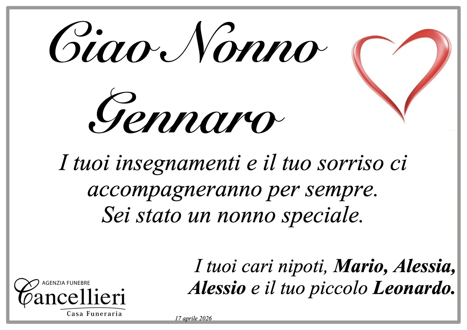 Manifesti di partecipazione — Gennaro Neiviller - Immagine 2