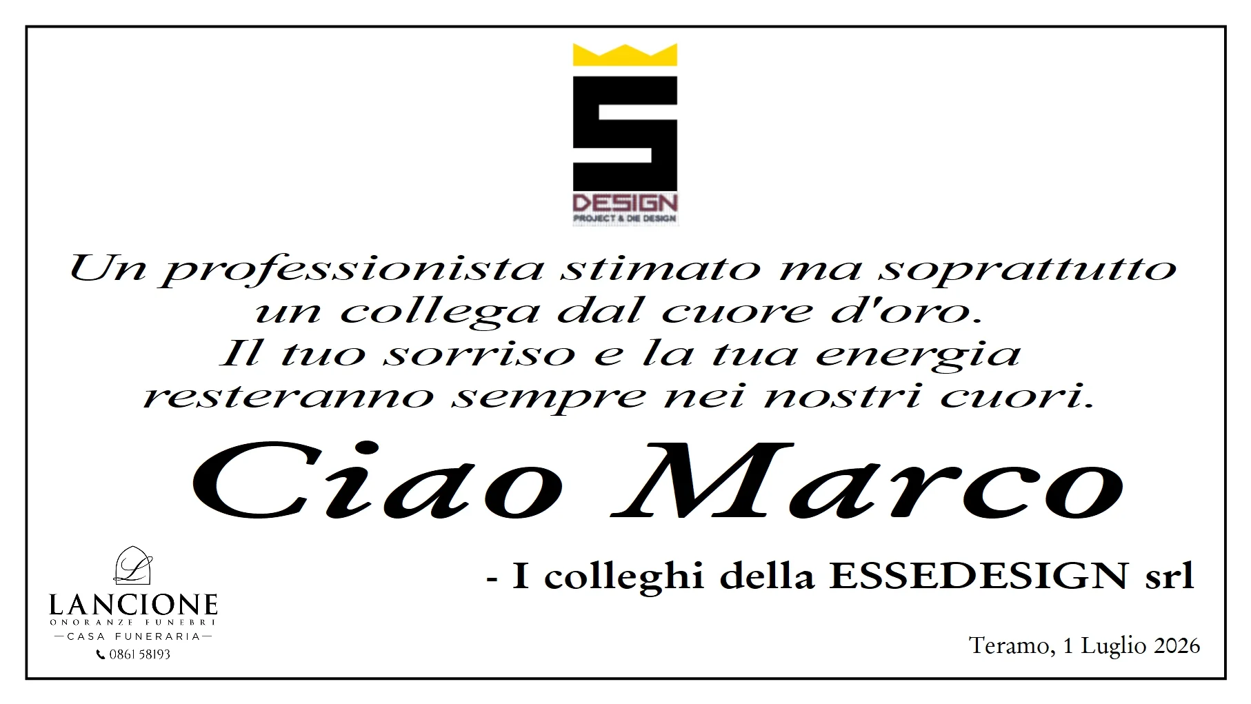 Manifesti di partecipazione — MARCO  AQUILANI  - Immagine 4