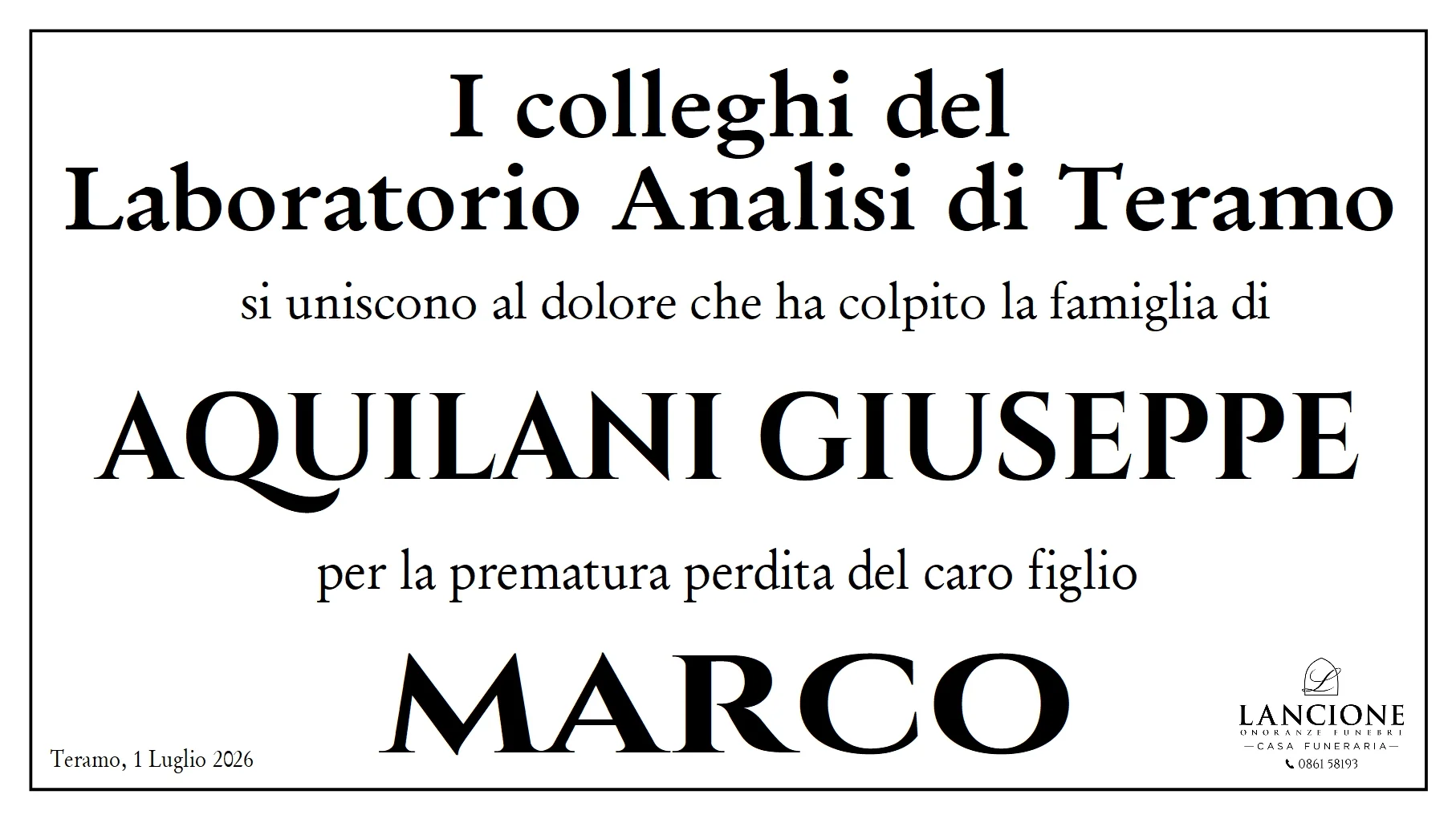 Manifesti di partecipazione — MARCO  AQUILANI  - Immagine 5