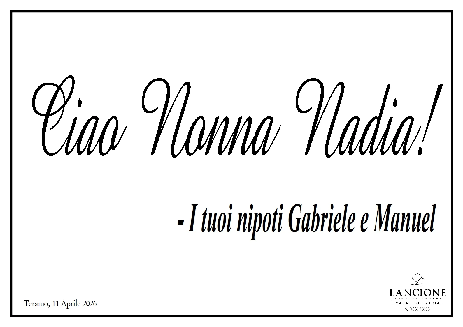 Manifesti di partecipazione — Nadia Iavazzo - Immagine 1