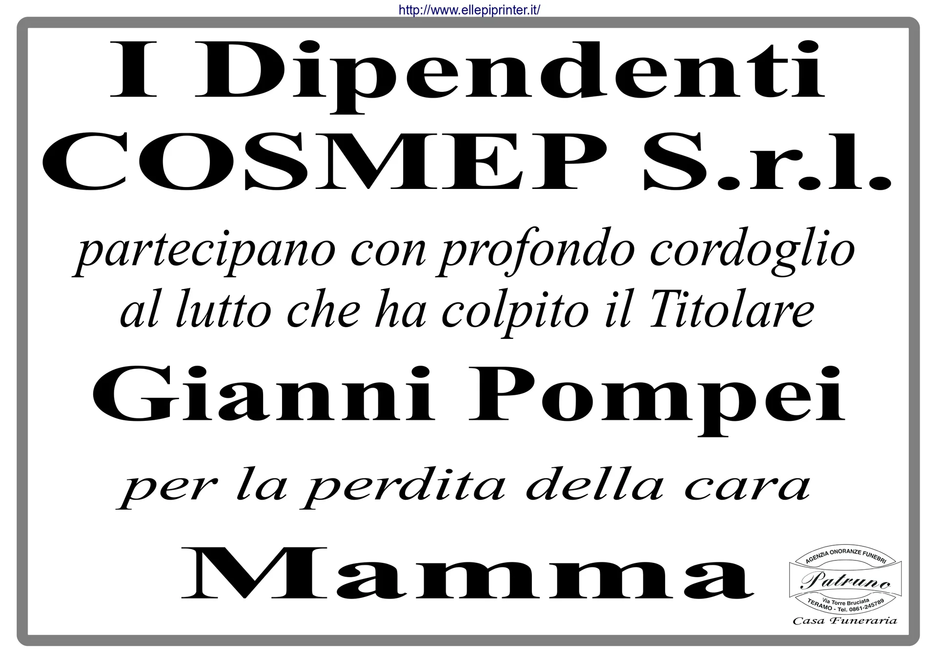 Manifesti di partecipazione — Rita Petrella - Immagine 2
